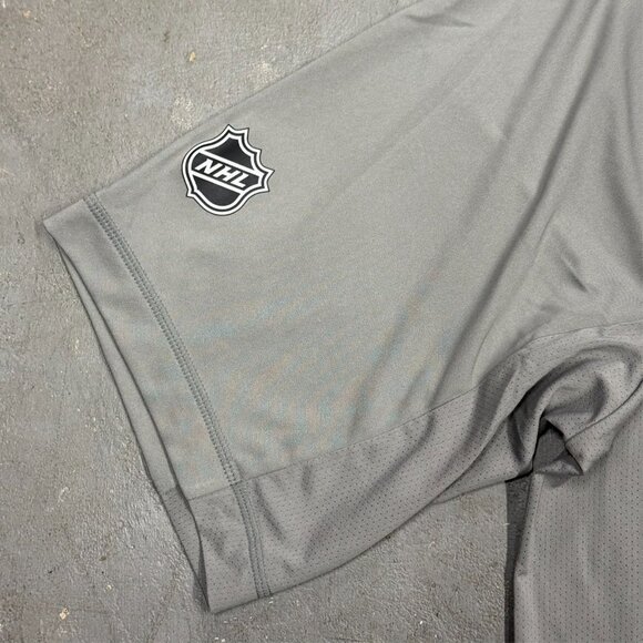 NWT Fanatics NHL Alumni Short Sleeve Golf Polo Shirt Stretch Grey XL - Picture 5 of 9